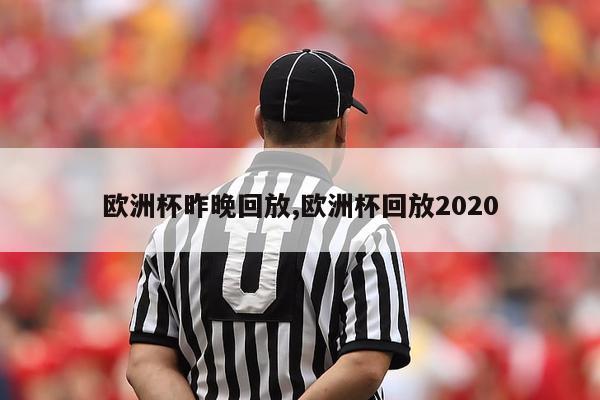 欧洲杯昨晚回放,欧洲杯回放2020